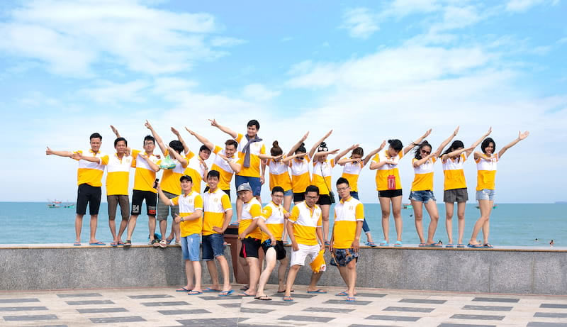 Đồng phục sự kiện Team building d&atilde; ngoại